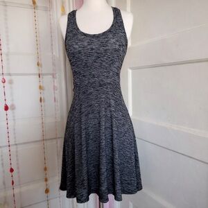 Y2K Mudd Marled Fit & Flare Racerback Dress Soft Girl Grunge Size M